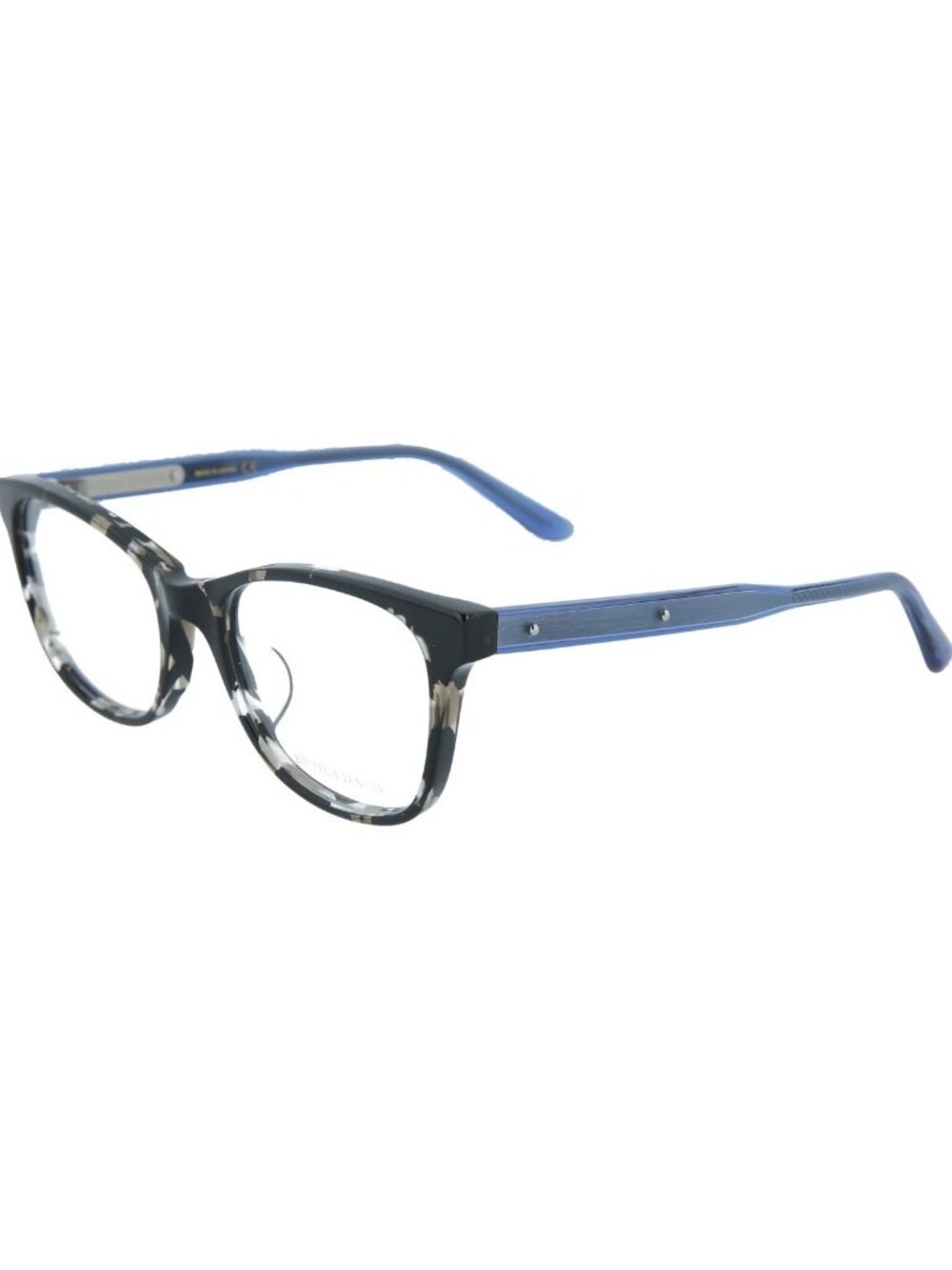New Bottega Veneta Women's Eyeglasses Cat Eye Acetate Frame Avana Blue